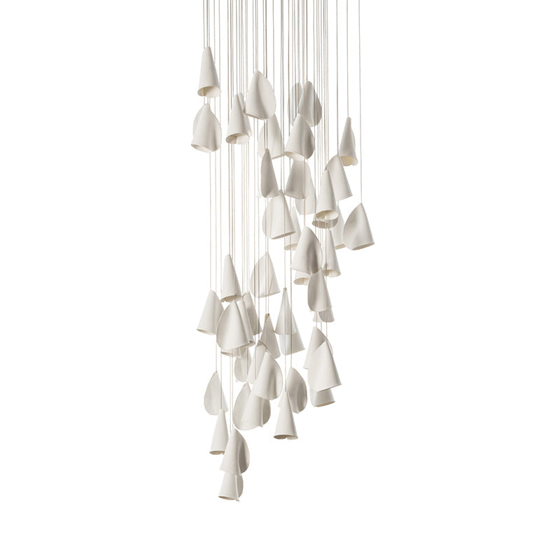 21 Thin Porcelain Pendant Lamp