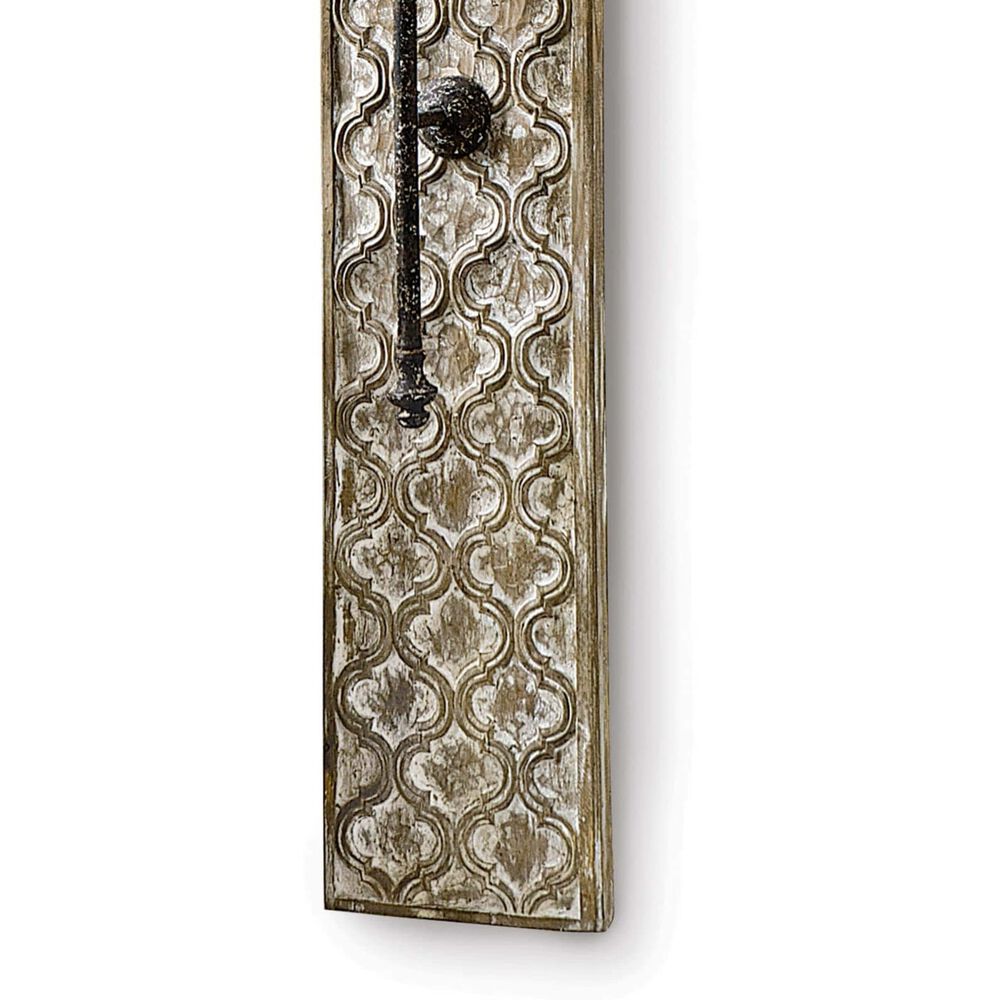 Carved Panel Sconce
