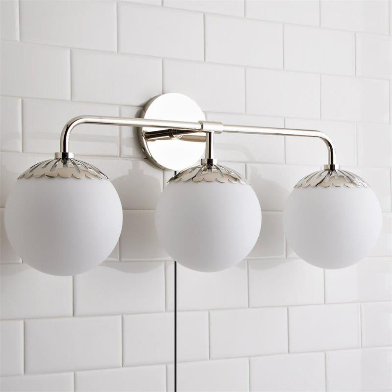 Dewdrop Globe Plug-in Sconce