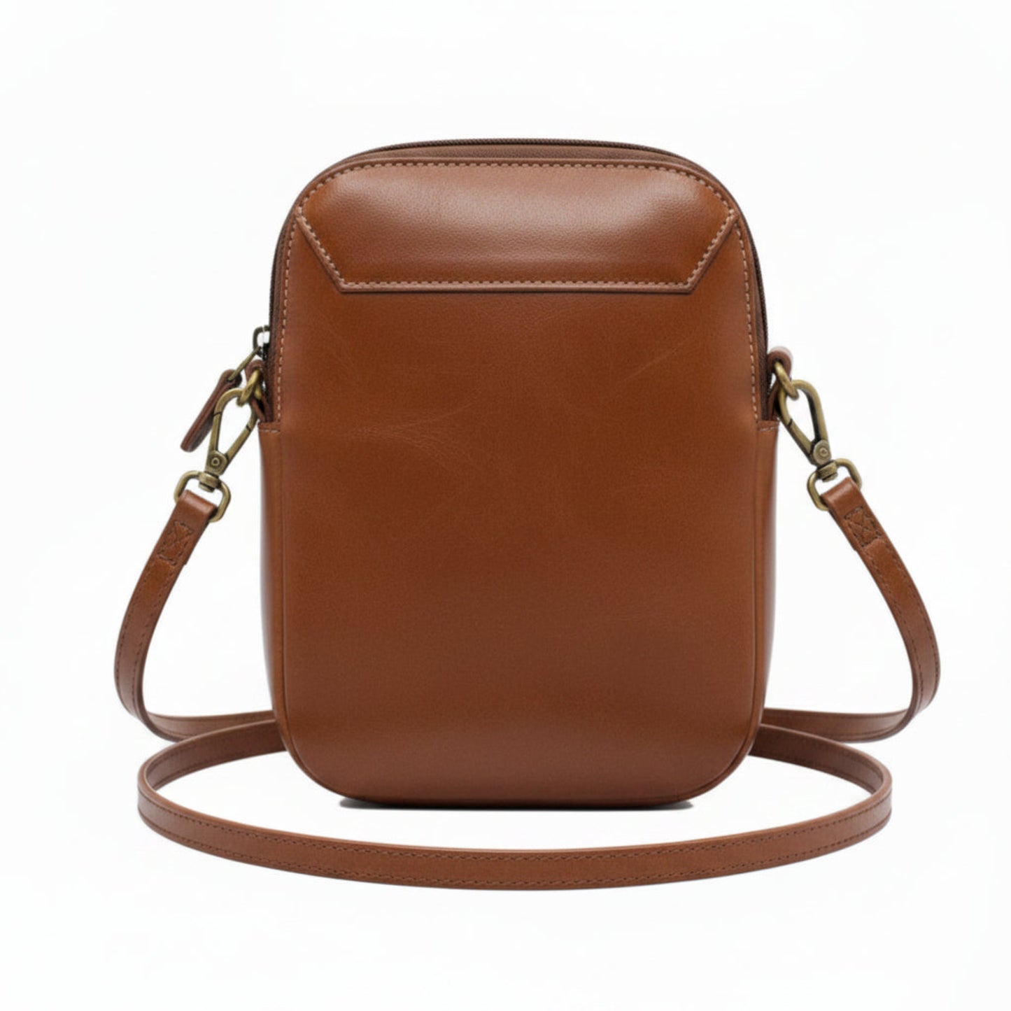 Light In The Space Handmade Leather Owl Crossbody Bag