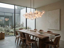 Signature Mandoza Linear Chandelier in Nickel