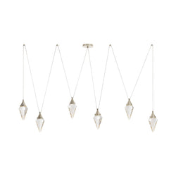 Sculptural Berkley Multi-Drop Chandelier