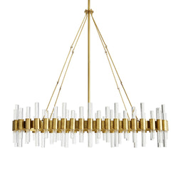 Artisan Haskell Linear Chandelier