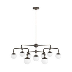 Sculptural Utica Chandelier – Black