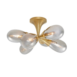 Sculptural Giselle Flush Mount