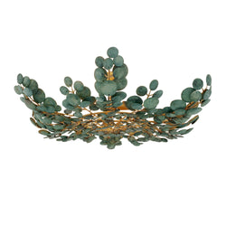 Heritage Bilal Flush Mount – Blue
