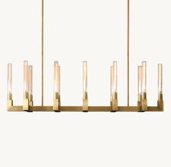 Heritage Cannele Linear Chandelier – 55"