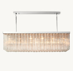 Heritage Cielo Rectangular Chandelier – 73"