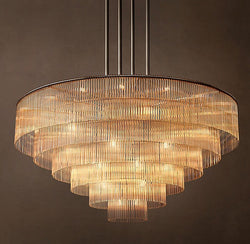 Sculptural Amadeo Round Chandelier