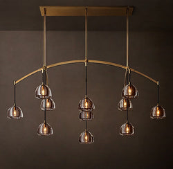 Signature Hemisphere Linear Chandelier – 72"