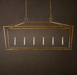 Heritage 19th C. English Openwork Rectangular Chandelier
