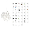 Paper Chandelier — view 37