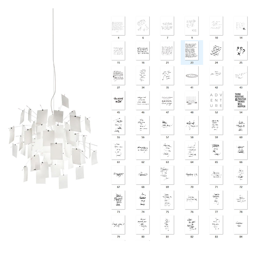 Paper Chandelier — view 38