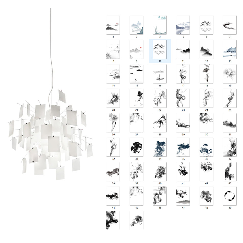 Paper Chandelier — view 40