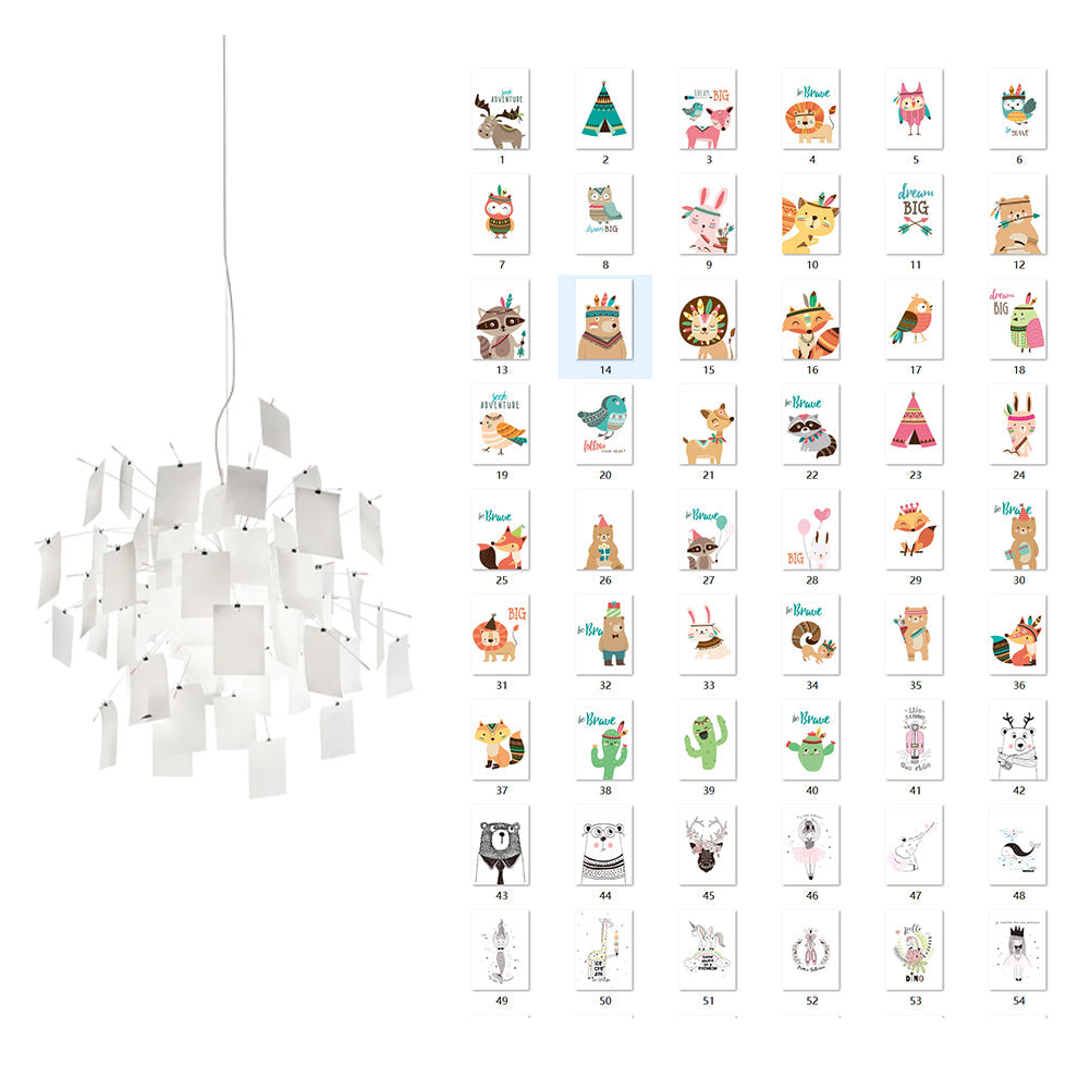 Paper Chandelier — view 41
