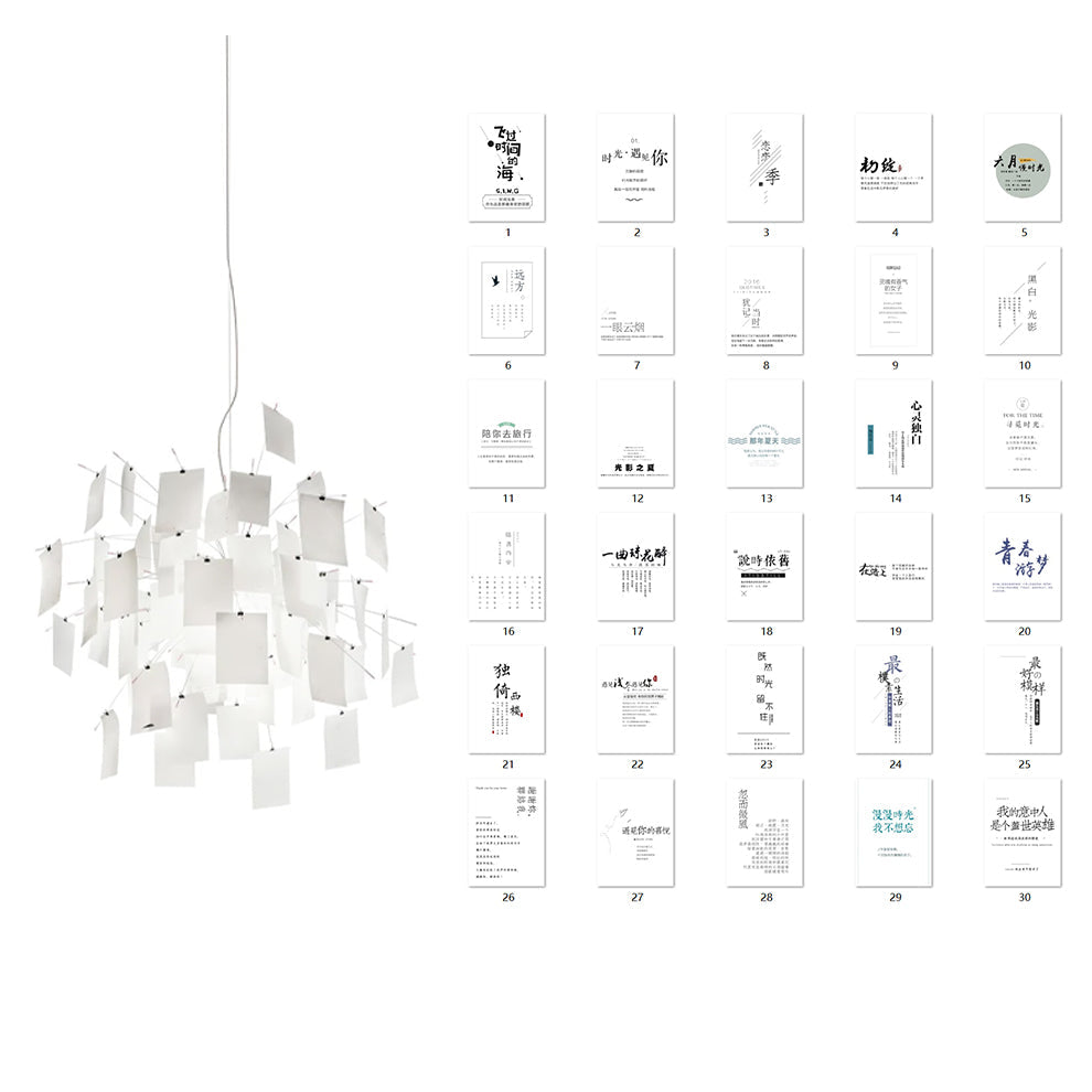 Paper Chandelier — view 44