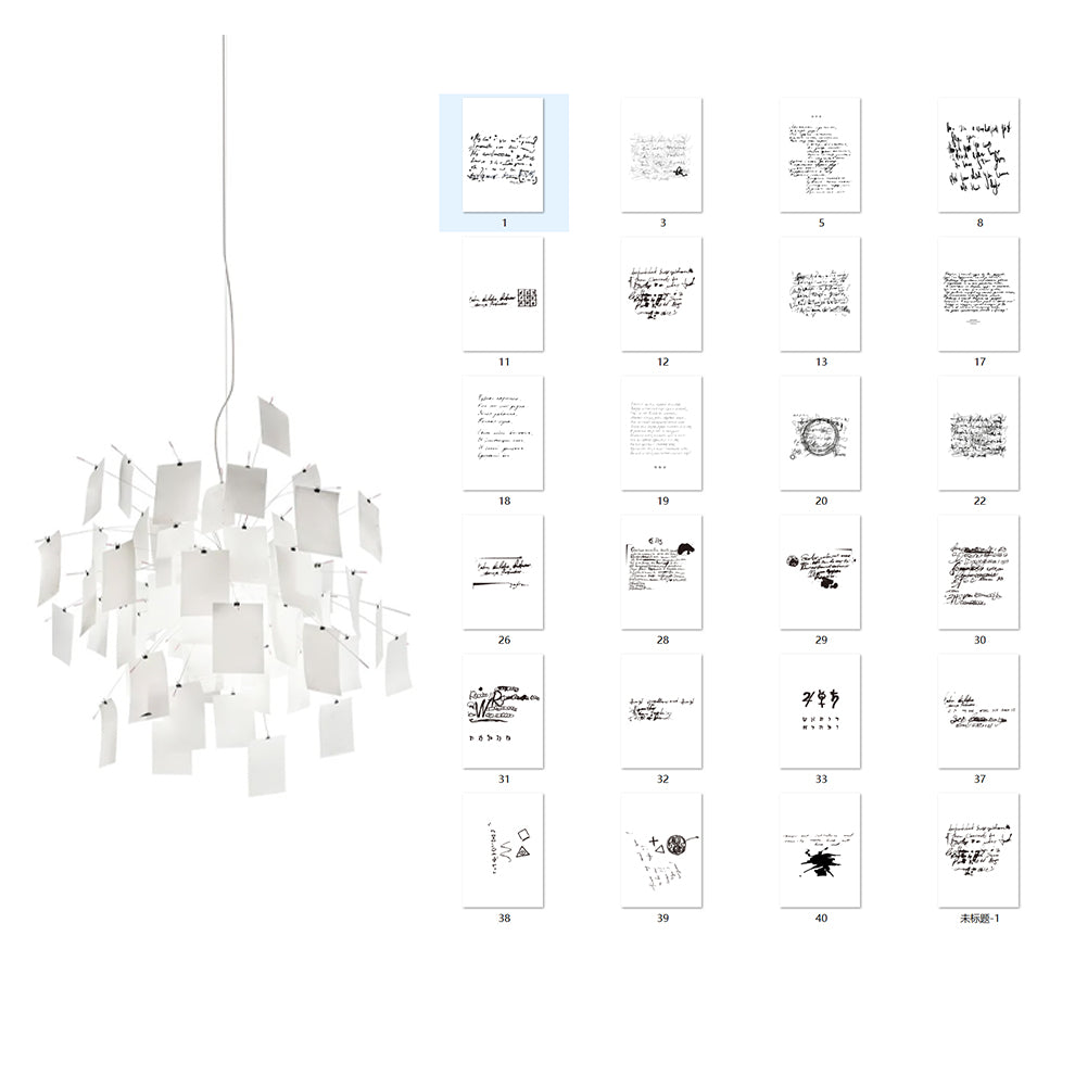 Paper Chandelier — view 45