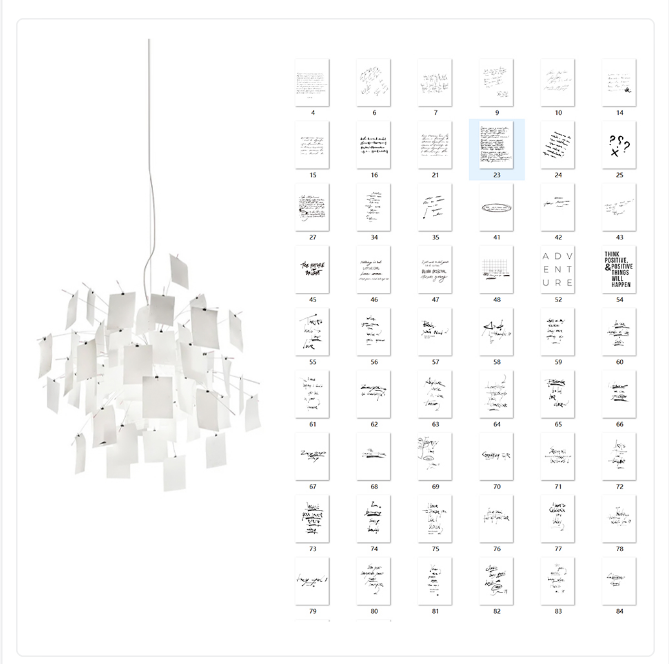 Paper Chandelier — view 46