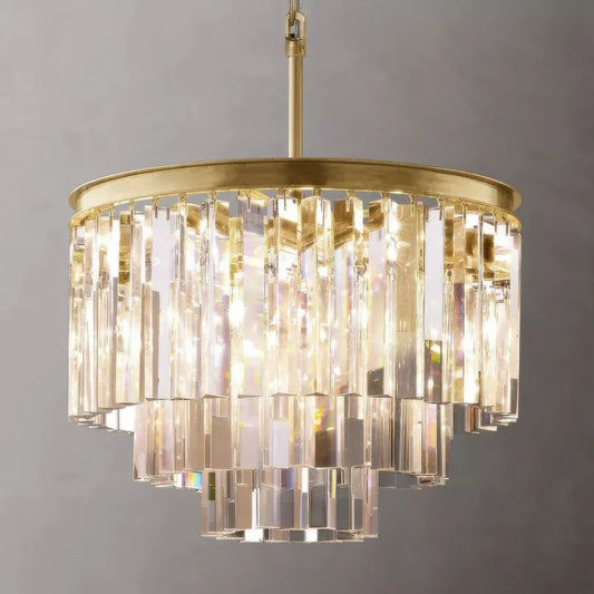 1920s Odeon Round Chandelier