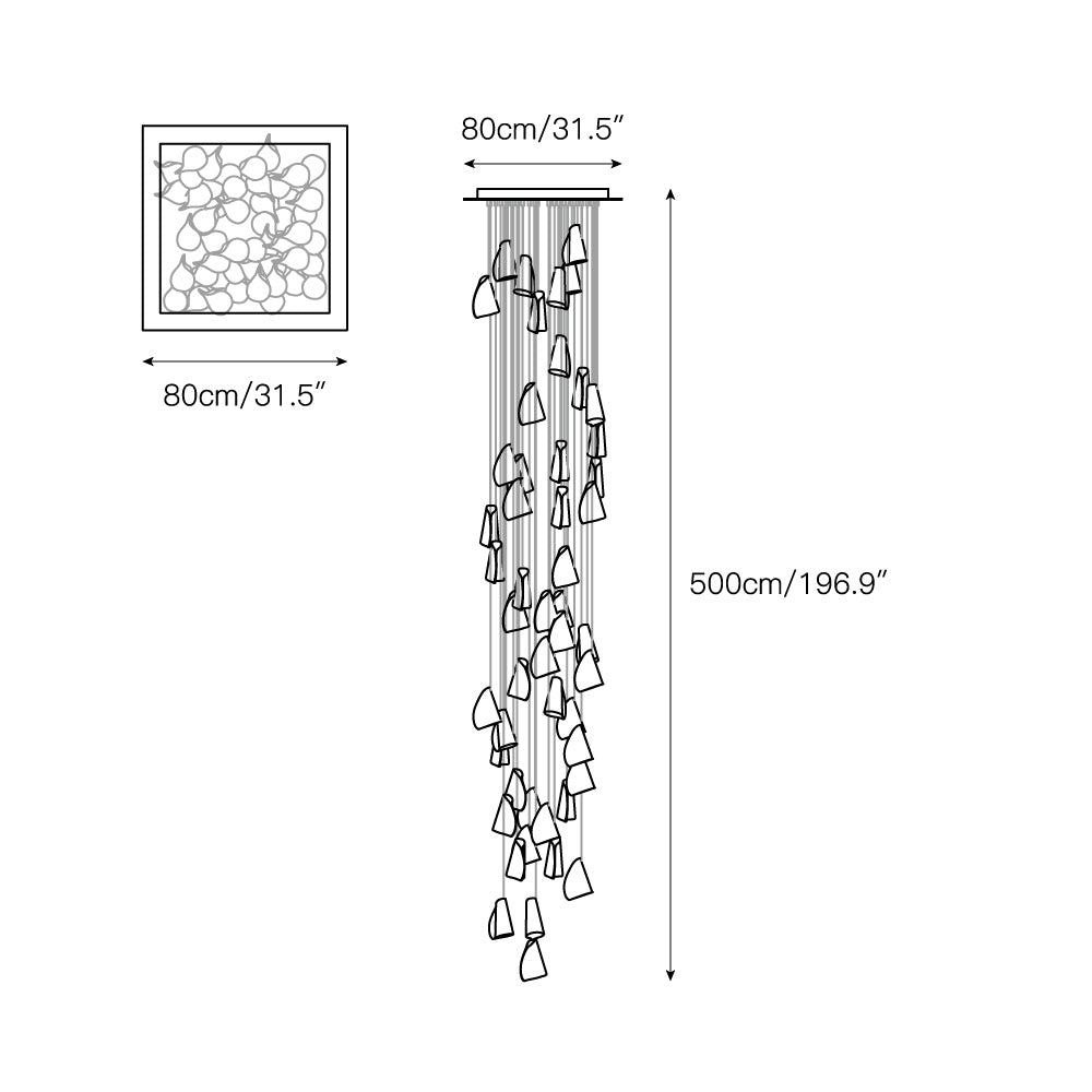 21 Thin Porcelain Pendant Lamp