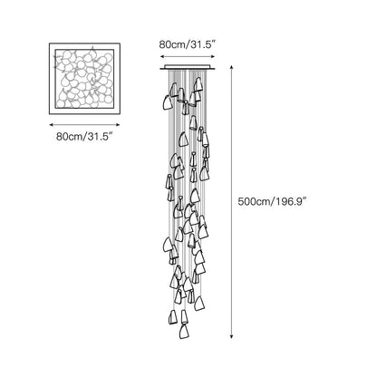 21 Thin Porcelain Pendant Lamp