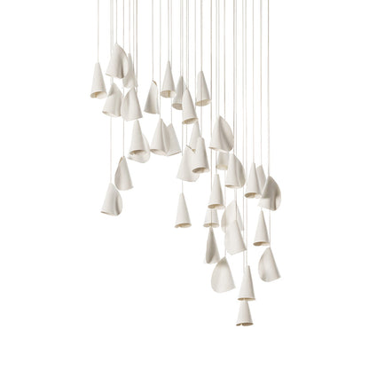 21 Thin Porcelain Pendant Lamp