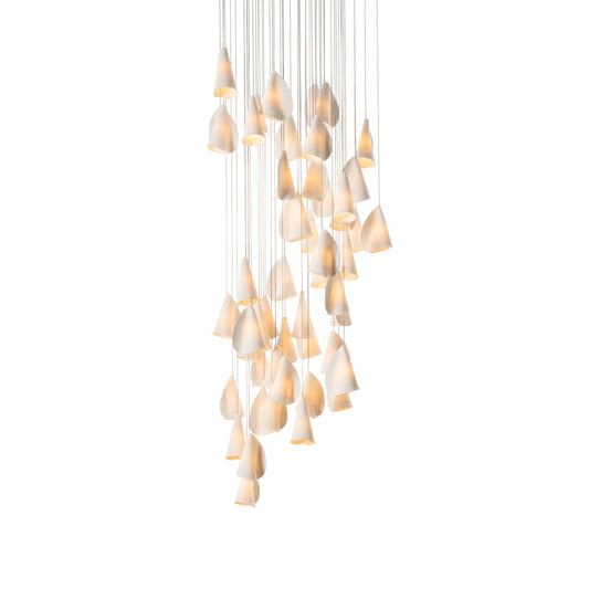 21 Thin Porcelain Pendant Lamp