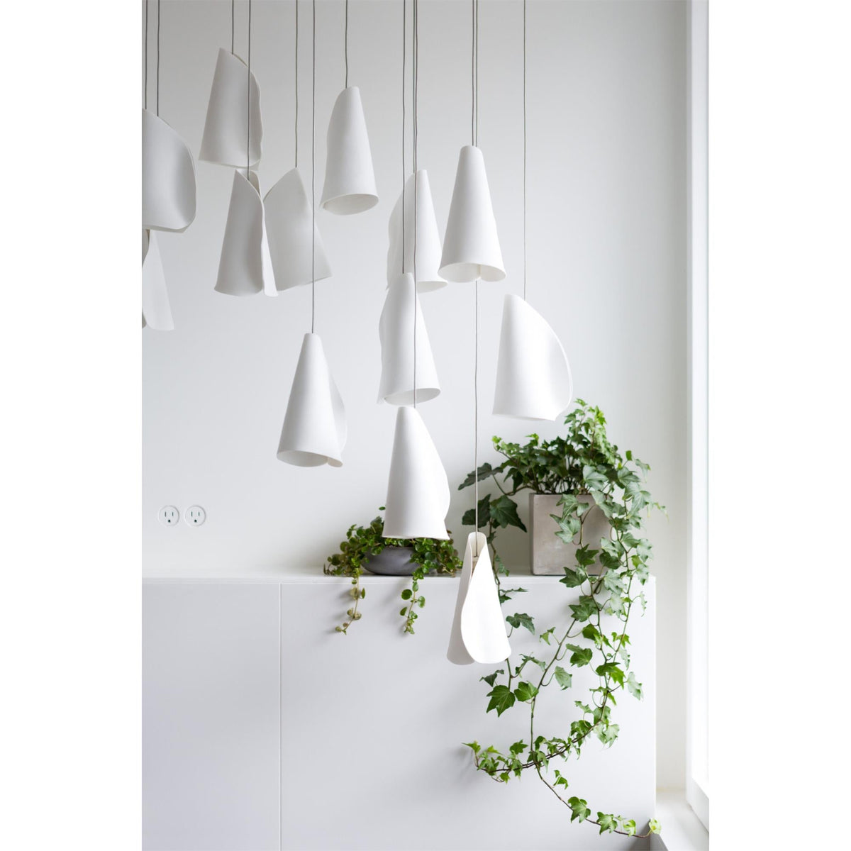 21 Thin Porcelain Pendant Lamp — view 25