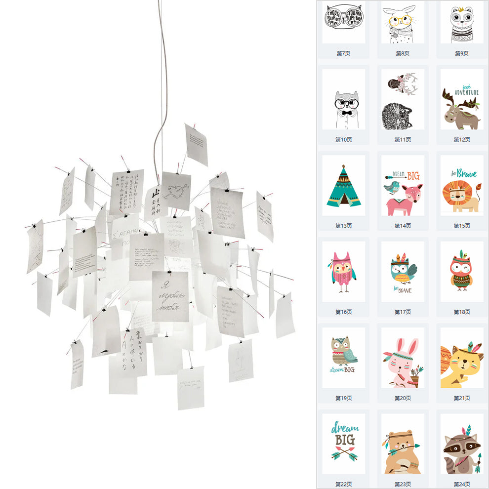Paper Chandelier — view 30