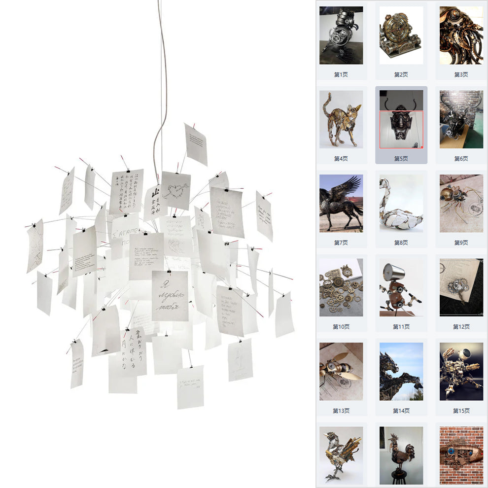 Paper Chandelier — view 31