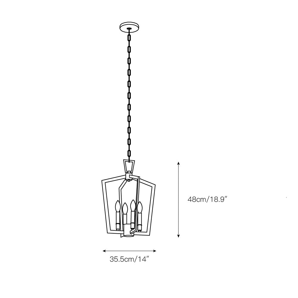 Abbotswell Chandelier — view 4
