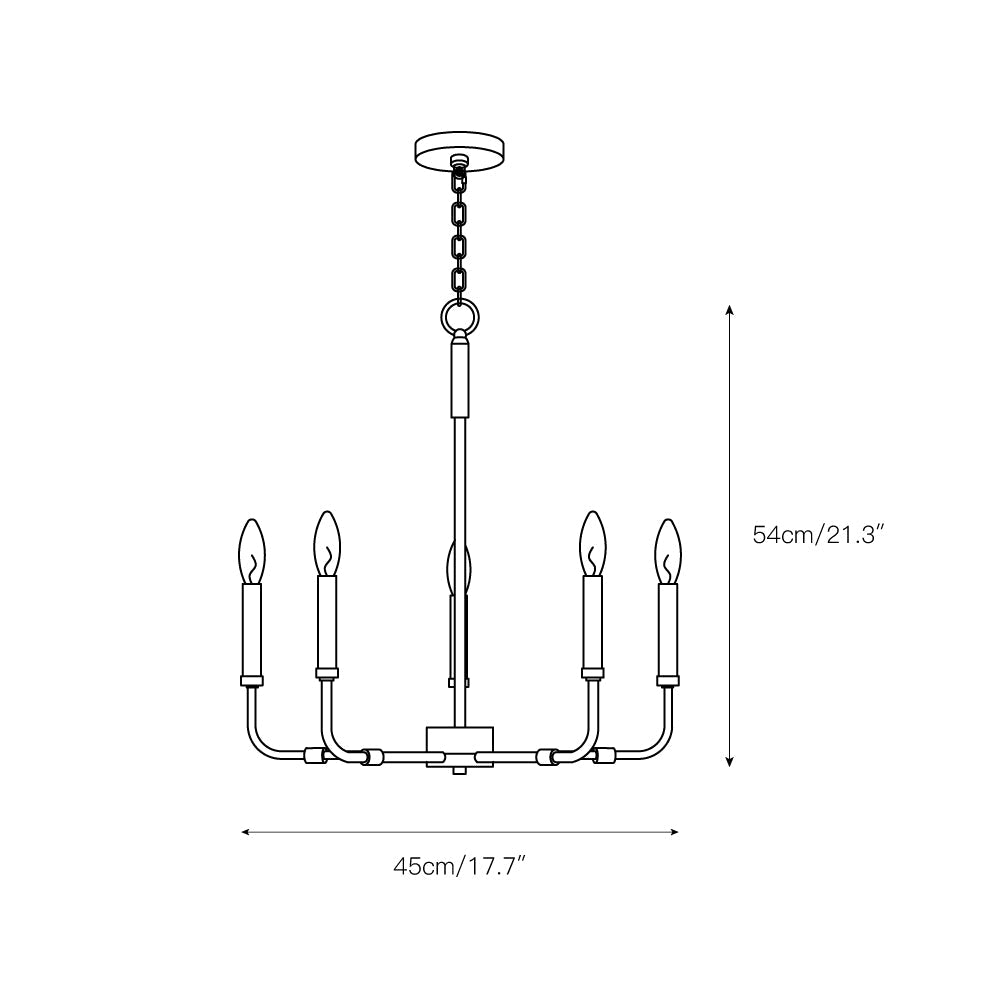 Abner Chandelier — view 4