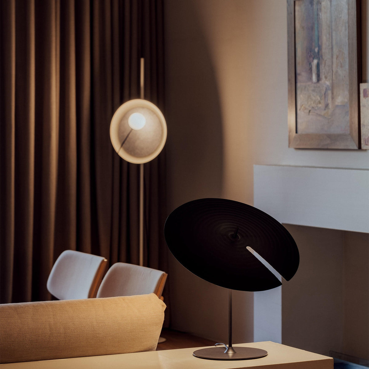 Acoustic Disc Floor Lamp — view 5