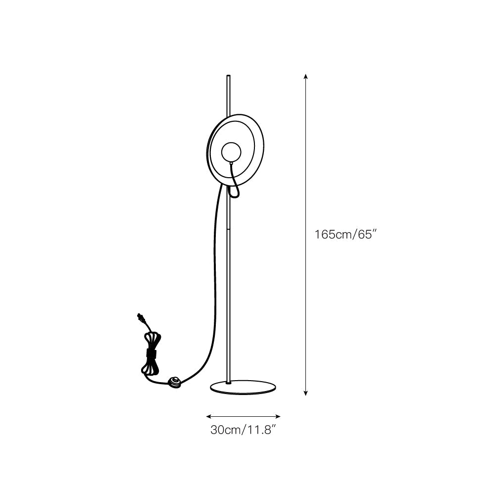 Acoustic Disc Floor Lamp — view 4