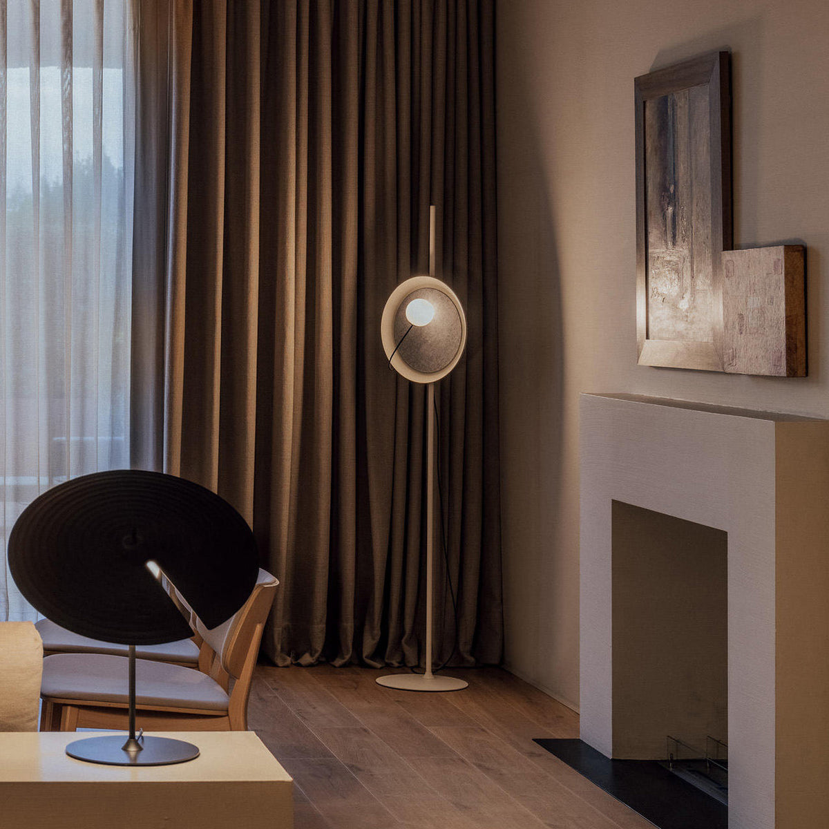 Acoustic Disc Floor Lamp — view 2
