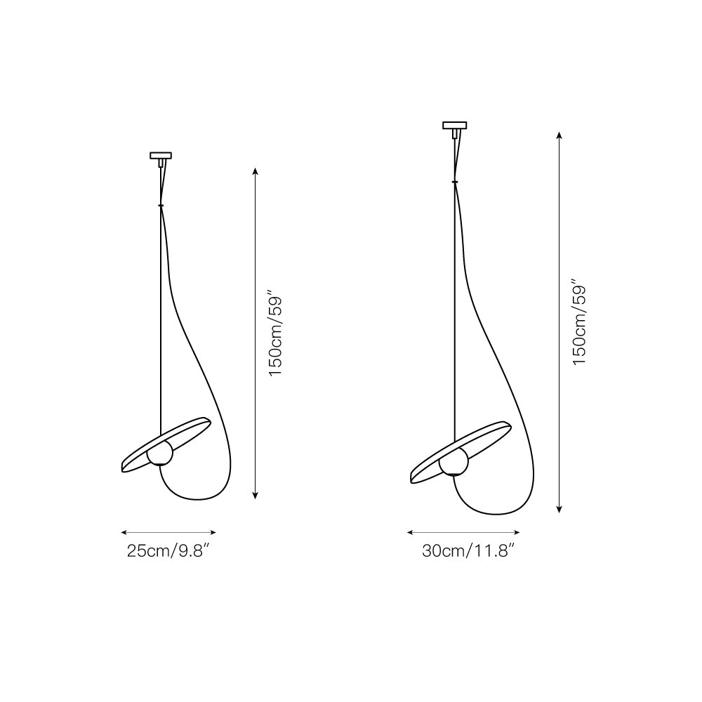 Acoustic Disc Pendant Lamp — view 5