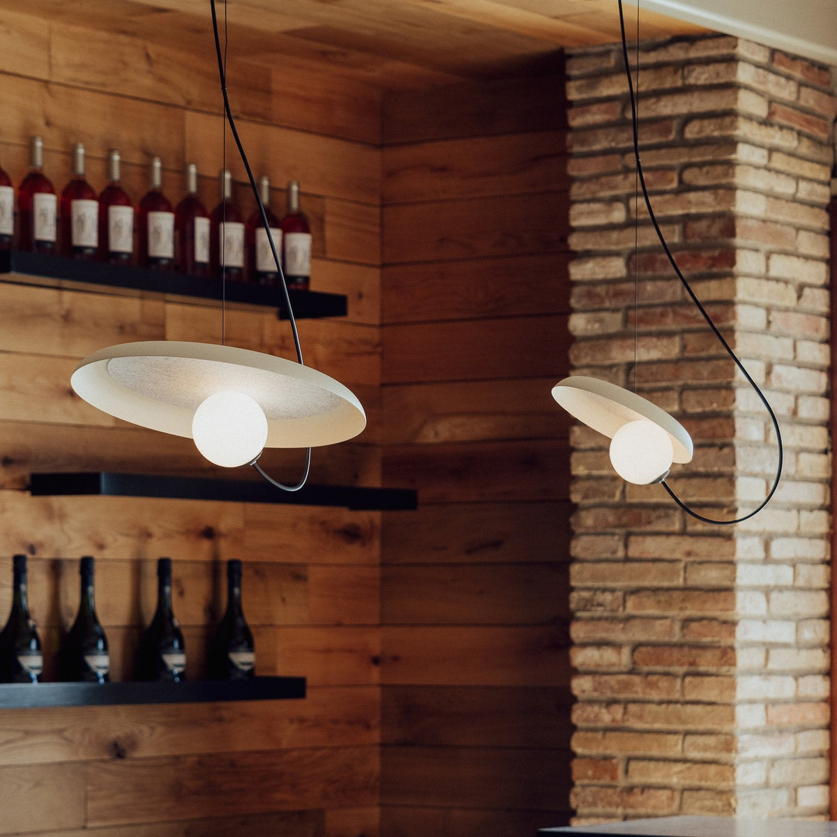 Acoustic Disc Pendant Lamp — view 2