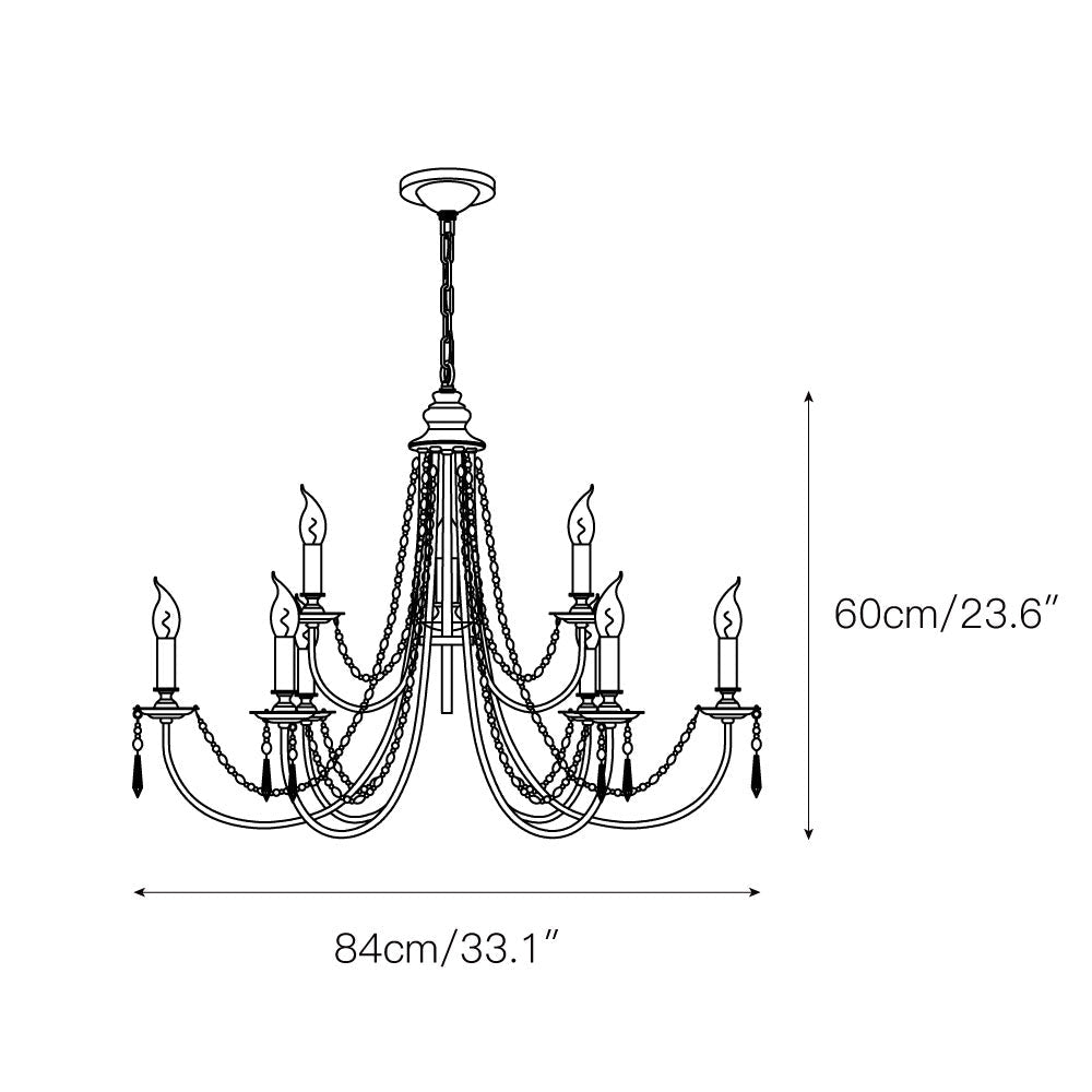 Acroma Crystal Chandelier — view 3