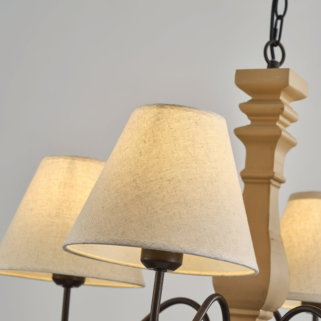 Adela Wood Chandelier — view 19