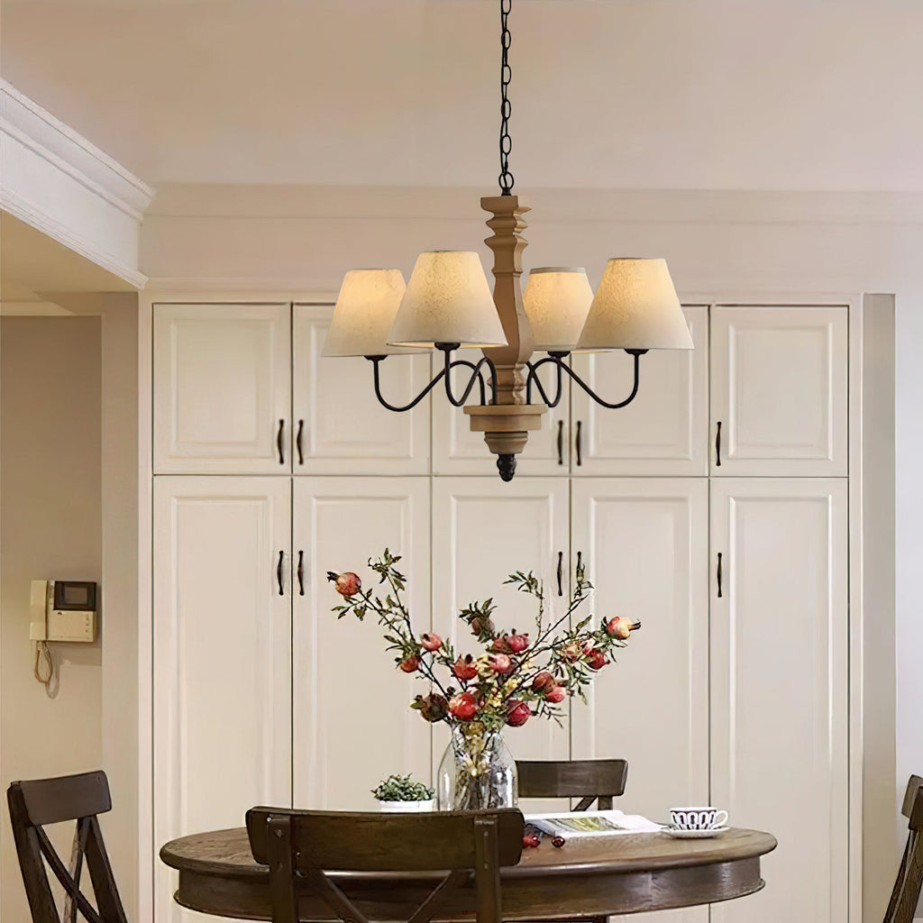 Adela Wood Chandelier — view 6