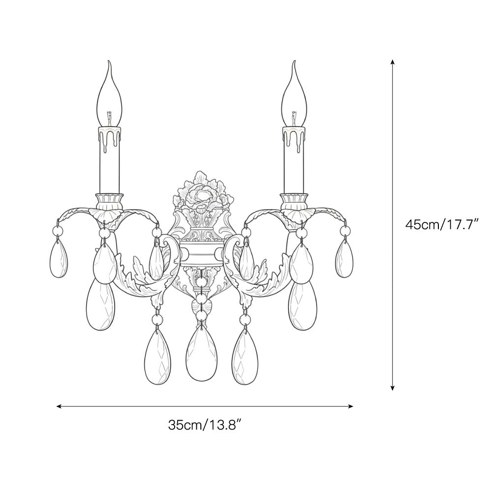 Adriana Brass Wall Lamp — view 5