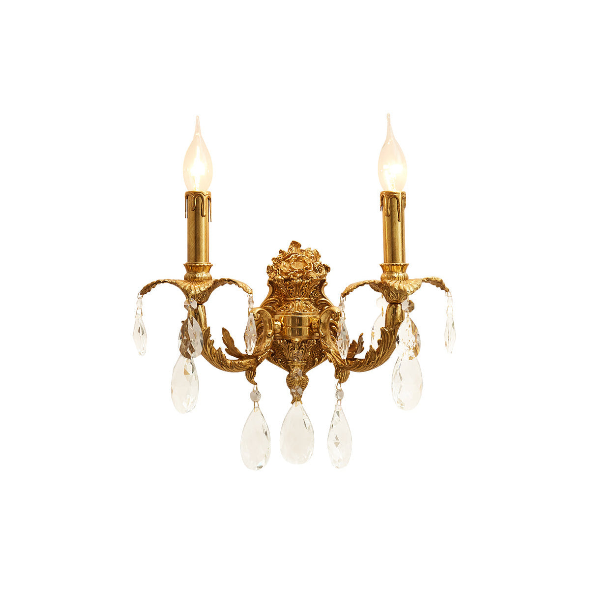 Adriana Brass Wall Lamp