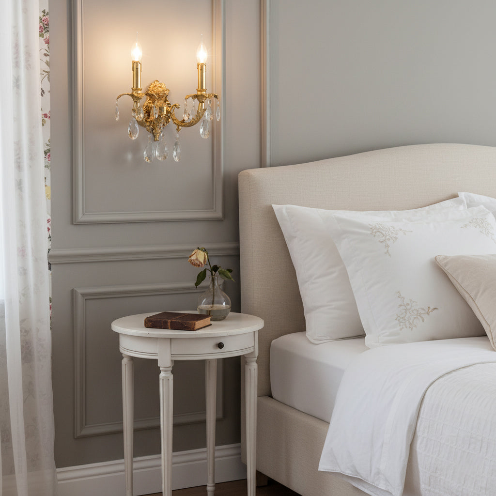 Adriana Brass Wall Lamp — view 16