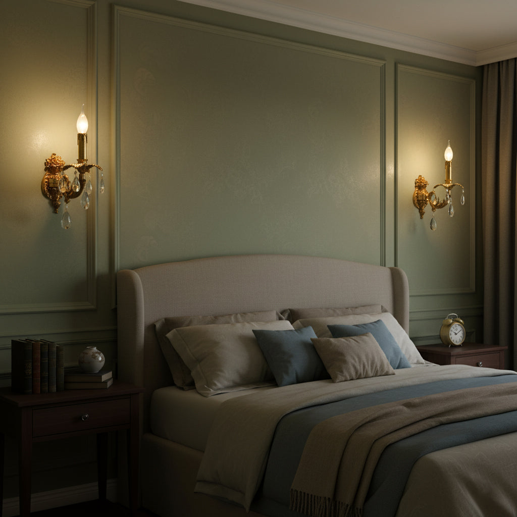 Adriana Brass Wall Lamp — view 13