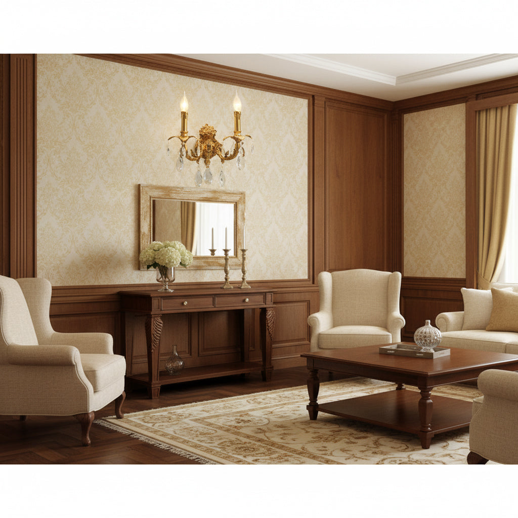 Adriana Brass Wall Lamp — view 17