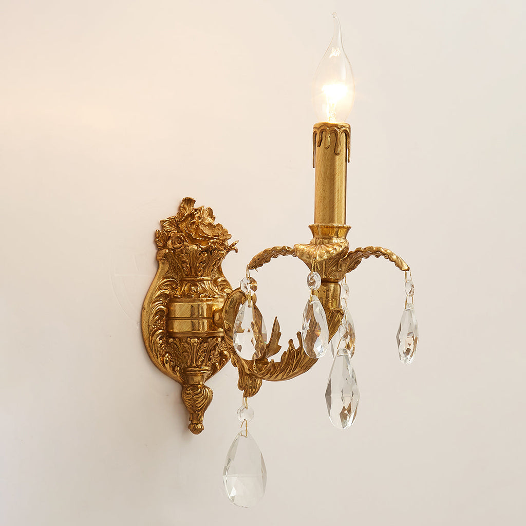 Adriana Brass Wall Lamp — view 19