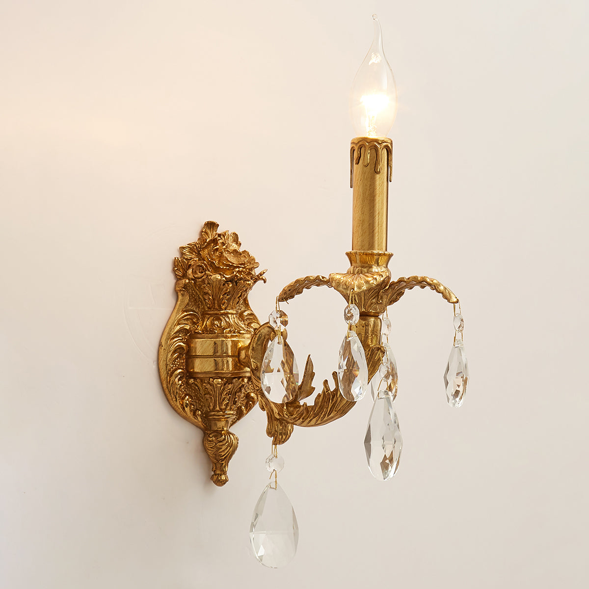 Adriana Brass Wall Lamp — view 19
