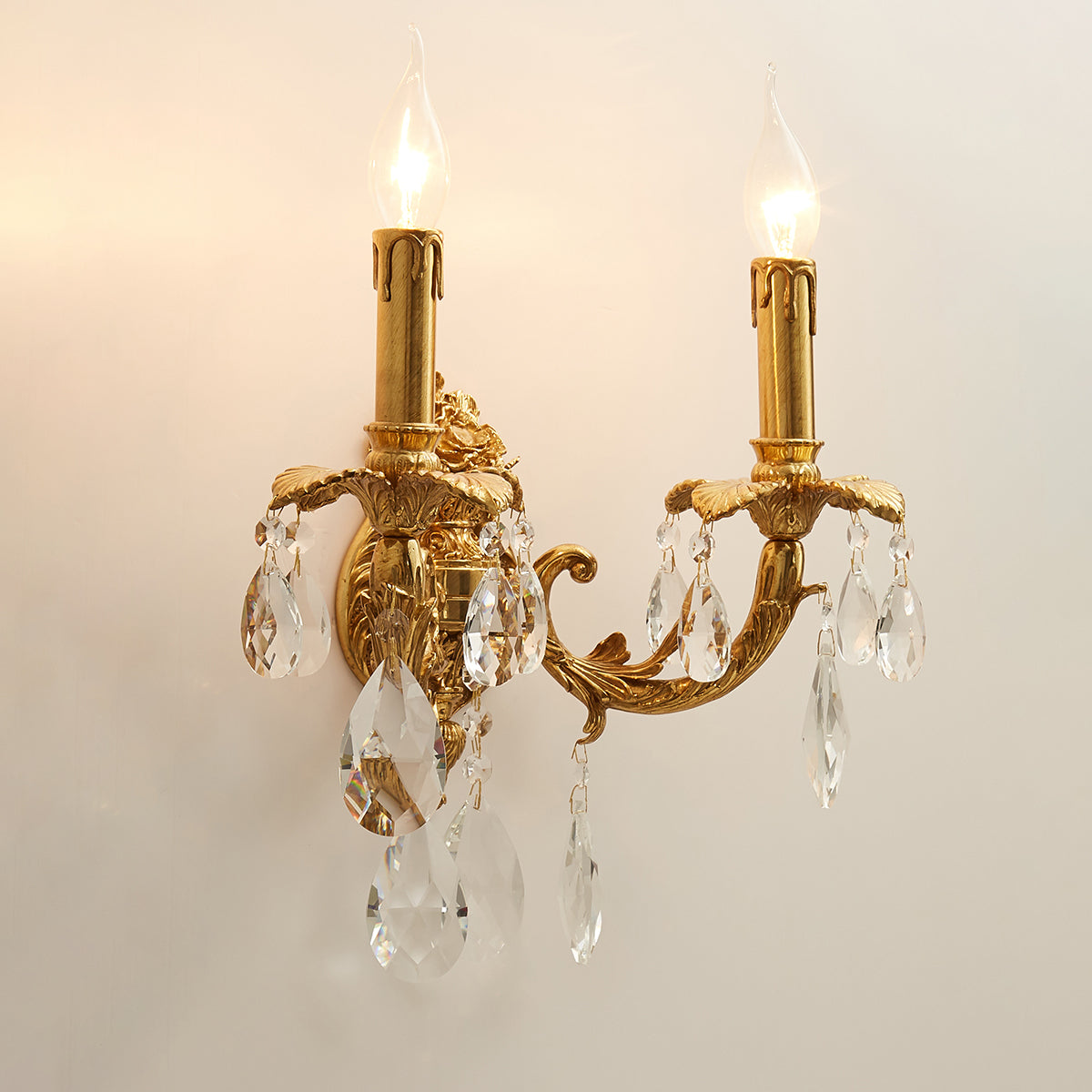 Adriana Brass Wall Lamp — view 22