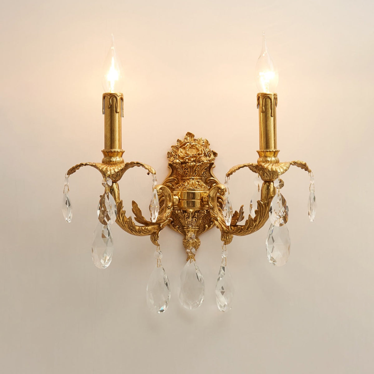 Adriana Brass Wall Lamp — view 23