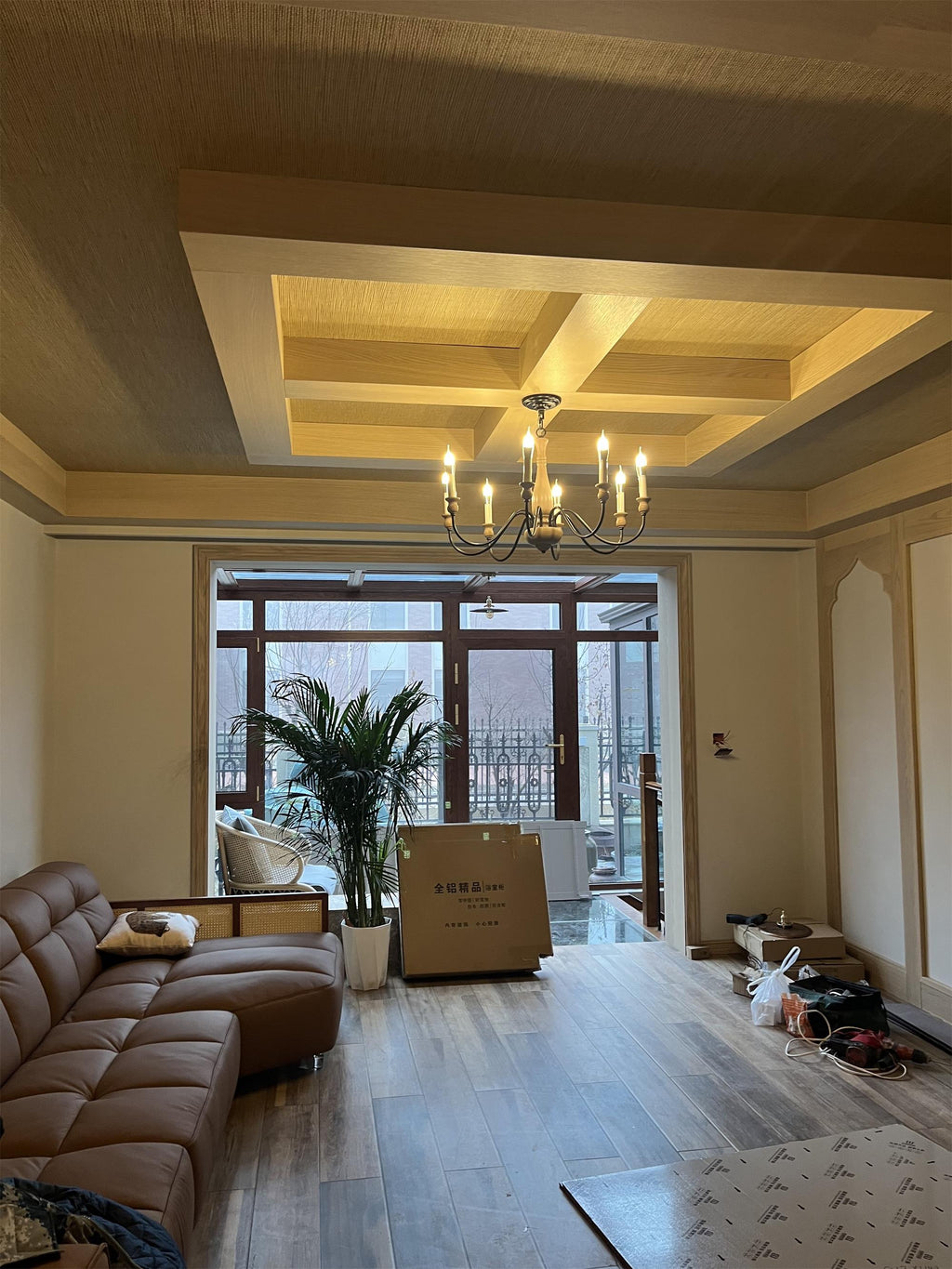 Afralia Wooden Chandelier — view 12